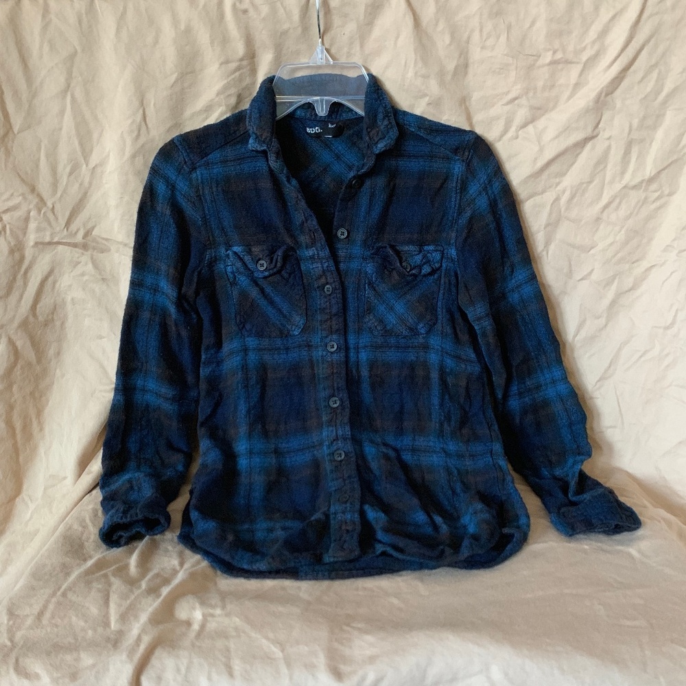 BDG Plaid Waterfall Tunic ASO Jessica Jones